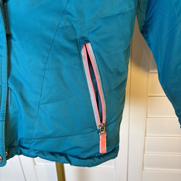 ZeroXposur Teal and Pink Puffer Jacket - Picture 2 of 9